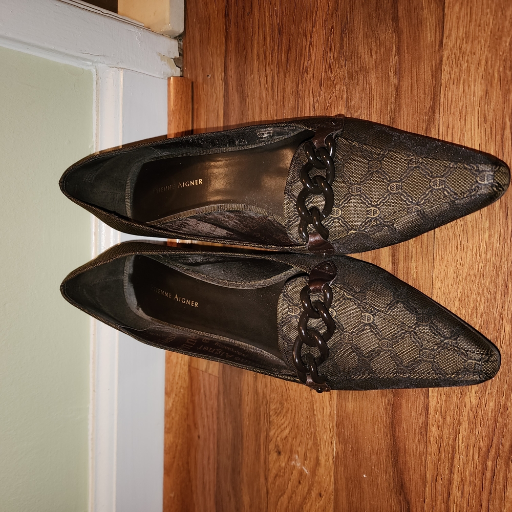 Etienne Aigner Women's Brown Heels